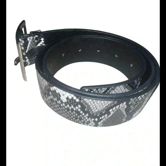 Halogen Jean Fit Black/White Women’s Belt Size XS - Picture 2 of 4